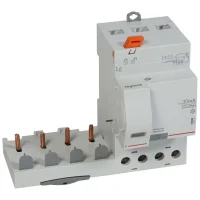 Legrand 410534 Dx³ Yana Montaj Kaçak Akım Koruma 4P F 63A 30Ma (1 Modül/Kutup İçin) - 1