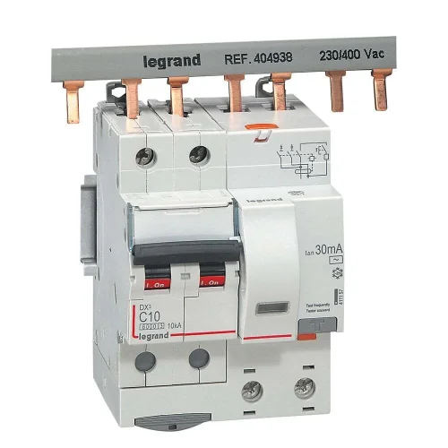 Legrand 411157 DX³ RCBO 10A 2P AC tipi 30mA Kaçak Akım Rölesi - 1