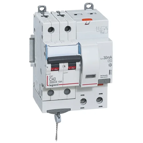 Legrand 411162 DX³ RCBO 40A 2P AC tipi 30mA Kaçak Akım Rölesi - 1