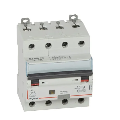 Legrand 411186 DX³ RCBO 16A 4P AC tipi 30mA Kaçak Akım Rölesi - 1