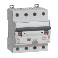 Legrand 411189 DX³ RCBO 32A 4P AC tipi 30mA Kaçak Akım Rölesi - 1