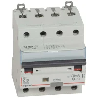 Legrand 411204 DX³ RCBO 10A 4P AC tipi 300mA Kaçak Akım Rölesi - 1