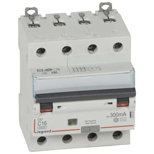 Legrand 411205 DX³ RCBO 16A 4P AC tipi 300mA Kaçak Akım Rölesi - 1