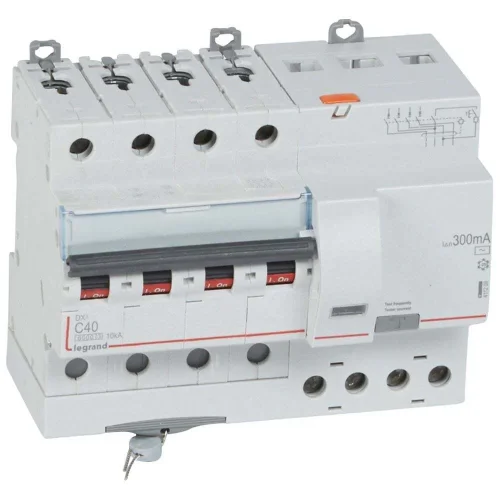 Legrand 411209 DX³ RCBO 40A 4P AC tipi 300mA Kaçak Akım Rölesi - 1