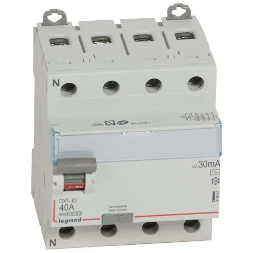 Legrand 411661 DX³ KAK 4P AC 40A 30mA Kaçak Akım Rölesi - 1