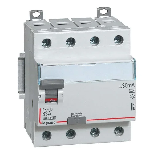 Legrand 411676 DX³ KAK 4P A 63A 30mA Kaçak Akım Rölesi - 1