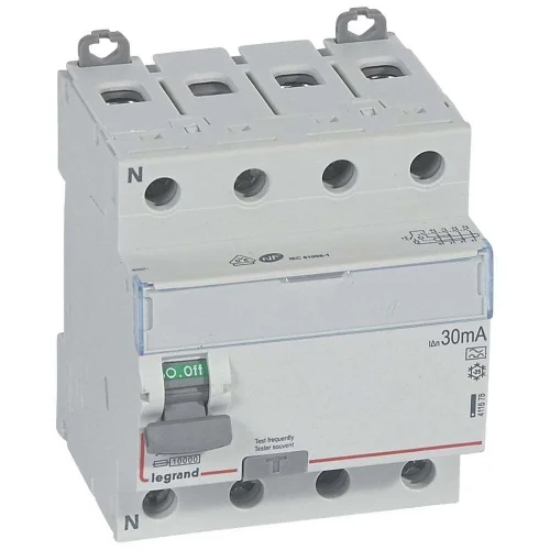 Legrand 411678 DX³ KAK 4P A 100A 30mA Kaçak Akım Rölesi - 1