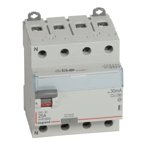 Legrand 411694 DX³ KAK 4P F 25A 30mA Kaçak Akım Rölesi - 1
