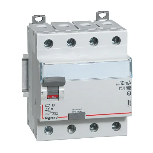 Legrand 411695 DX³ KAK 4P F 40A 30mA Kaçak Akım Rölesi - 1