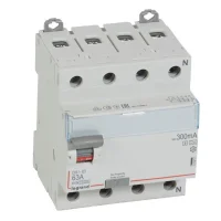 Legrand 411801 DX³ KAK 4P selektif-A 63A 300mA Kaçak Akım Rölesi - 1