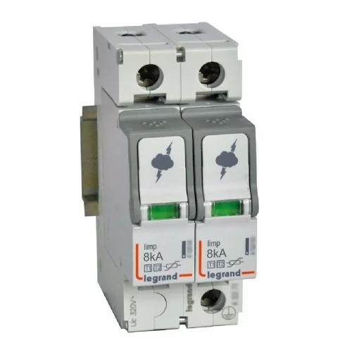 Legrand 412251 Ana Dağıtım Panosu İçin Parafudr Tip1 - Tip 2 Veya B + C Tipi 2 Kutup Up:1.3Kv - 1