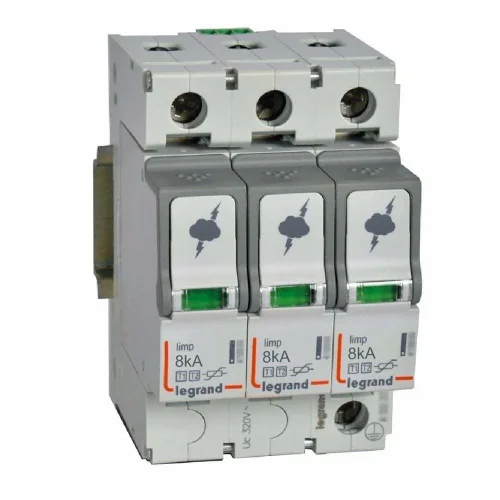 Legrand 412252 Ana Dağıtım Panosu İçin Parafudr Tip1 - Tip 2 Veya B + C Tipi 3 Kutup Up:1.3Kv - 1