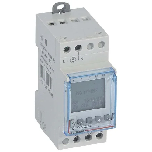 Legrand 412632 Haftalık Dijital Zaman Saati 1Çıkışlı 16A 120V Ac 2Modül 50/60Hz - 1