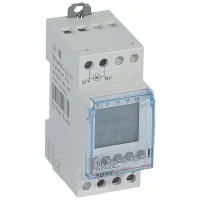 Legrand 412633 Haftalık Dijital Zaman Saati 1Çıkışlı 16A 24V Ac / Dc 2Modül 50/60Hz - 1