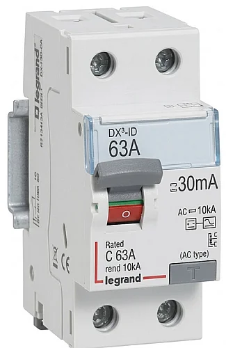Legrand 433184 Xc10 2P 63A AC 30Ma - 1