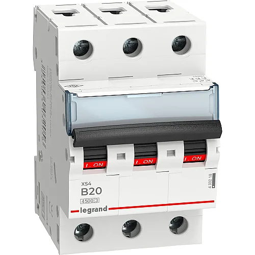 Legrand 433218 Xs4 3P B20 4.5Ka - 1