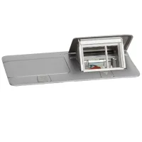 Legrand 54012 6 (2X3) Modül Donatılabilir Masa Veya Döşeme Altı Buat Mat Alüminyum Renk - 1