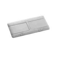 Legrand 54013 8 (2X4) Modül Donatılabilir Masa Veya Döşeme Altı Buat Mat Alüminyum Renk - 1