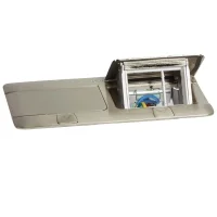 Legrand 54022 6 (2X3) Modül Donatılabilir Masa Veya Döşeme Altı Buat Satine Çelik Renk - 1