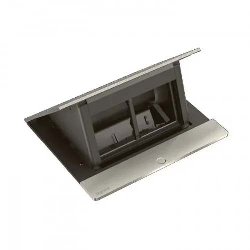 Legrand 654800 Incara Pop-Up Set Üstü Priz Kasası 4 Modül Donatılabilir Paslanmaz Çelik - 1