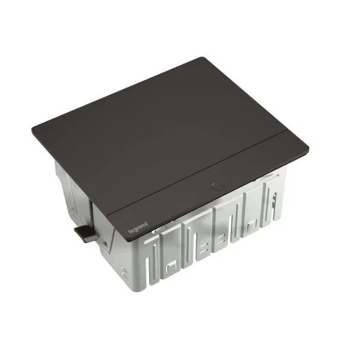 Legrand 654802 Incara Pop-Up Set Üstü Priz Kasası 4 Modül Donatılabilir Siyah - 1