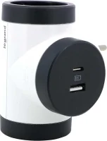 Legrand 694522 16 A 2 X 2P+E Yandan Çıkışlı A Tipi Usb + C Tipi Usb Çıkışlı Usb Çıkışı 3.0 A 15W Çoklu Priz - 1