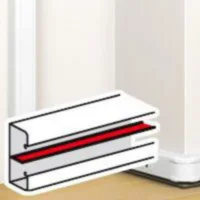 Legrand 75609 Kaidesiz Montaj Gulot (Kanal ) İçin Bölümleme Perdesi 2M - 1