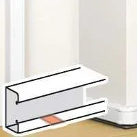 Legrand 75667 Kaidesiz Montajgulot İçin Yapışkanlı Kanal Birleştirme Aksesuarı 50X105/145 İçin - 1