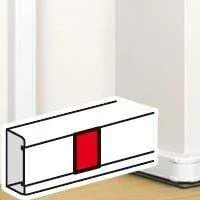 Legrand 75669 Kaidesiz Montaj Gulot (Kanal) İçin Kapak Birleştirme Aksesuarı Tüm Tiplerde - 1