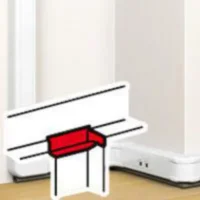 Legrand 75672 50X105/145mm Kaidesiz Gulot Dan 50 X 80 mm Kaidesiz Montaj Gulotuna Geçiş Aks. - 1