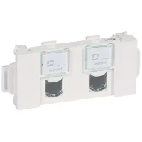 Legrand 76541 Lcs² Sistem Armada Rj45 Cat5E Priz-Utp 2Xrj45 Soluclip Aksesuarlı,3Modül - 1