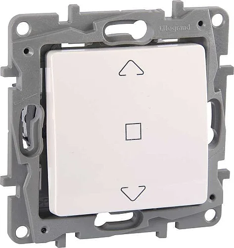 Legrand 767109 Salbei Serisi Beyaz Panjur / Stor Anahtarı 10A - 1