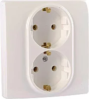 Legrand 767116 Salbei Serisi Beyaz İkili Topraklı Priz 230V 16A - 1