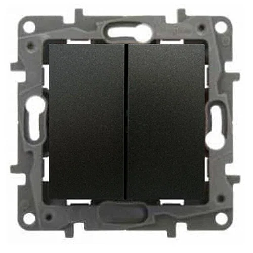 Legrand 767306 Salbei Serisi Antrasit Renk Komütatör 10A - 1
