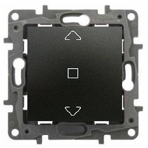 Legrand 767309 Salbei Serisi Antrasit Renk Panjur / Stor Anahtarı 10A - 1