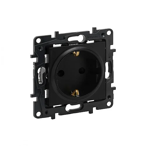 Legrand 767314 Salbei Serisi Antrasit Renk Topraklı Priz 230V 16A - 1