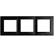 Legrand 767363 Salbei Serisi Antrasit Renk 3'Lü Çerçeve - 1
