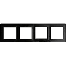 Legrand 767364 Salbei Serisi Antrasit Renk 4'Lü Çerçeve - 1