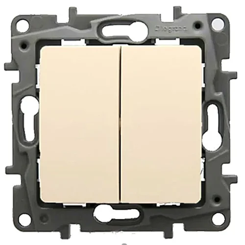 Legrand 767406 Salbei Serisi Bej Komütatör 10A - 1