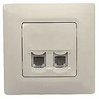 Legrand 767440 Salbei 2Xrj45 Cat6 Utp Bej - 1