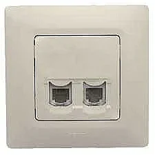 Legrand 767440 Salbei 2Xrj45 Cat6 Utp Bej - 1