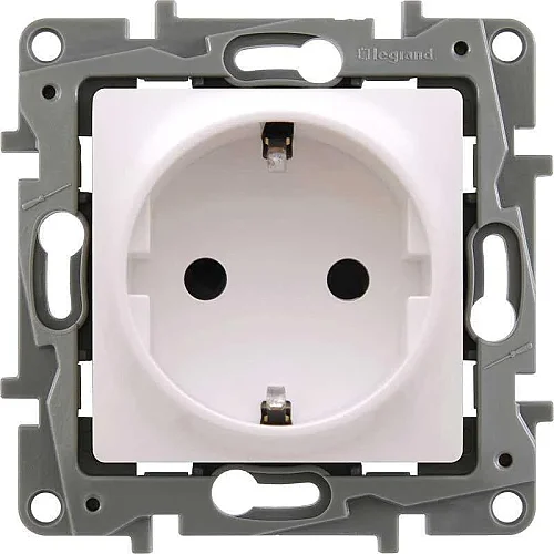 Legrand 768114 Raventi Topraklı Prız Beyaz - 1