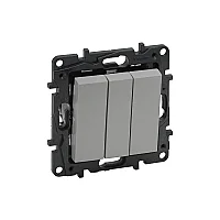 Legrand 768203 Raventi Uclu Anahtar 10Ax Alüminyum - 1