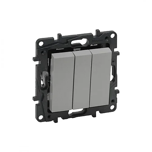 Legrand 768203 Raventi Uclu Anahtar 10Ax Alüminyum - 1