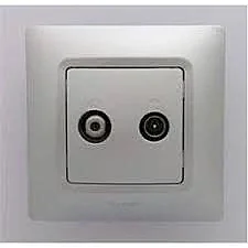 Legrand 768228 Raventi Tv/Sat Sonlu Alumınyum - 1