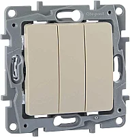 Legrand 768403 Raventi Uclu Anahtar 10Ax Krem - 1