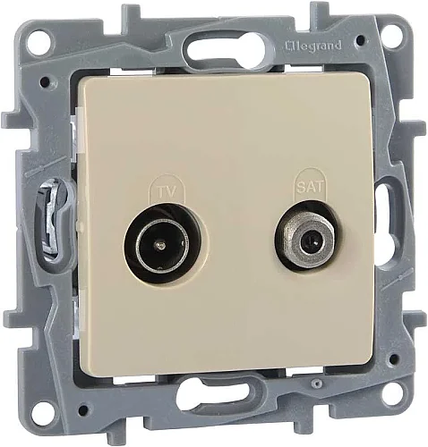 Legrand 768427 Raventi Tv/Sat Gecıslı 14Db Krem - 1