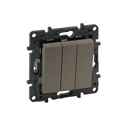 Legrand 768503 Raventi Uclu Anahtar 10Ax Bronz - 1