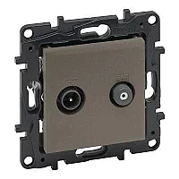 Legrand 768528 Raventi Tv/Sat Sonlu Bronz - 1