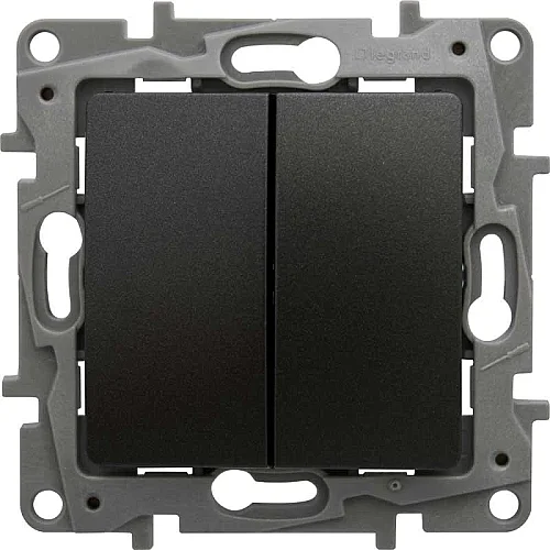 Legrand 768606 Raventi Komutator Sıyah - 1